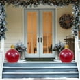 thumbnail image 4 of Taicans 19.6in Giant PVC Christmas Inflatable Ball Outdoor Christmas Decorations,Blow up Xmas Inflatables Ornaments PVC Christmas Ornaments for Tree Yards Lawns Porch Garden Front Doors Holiday Decor, 4 of 8