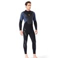 thumbnail image 4 of Men 3mm Neoprene Full-body Wetsuit with Back Zipper Diving Suit, 4 of 8