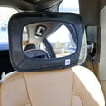 thumbnail image 2 of Parent's Choice's Wide View Baby Car Mirror, Crash-Tested, Black, Unisex, 2 of 6