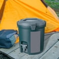 thumbnail image 4 of Cubo de aislamiento para acampar con grifo, cubo de hielo para bebidas de gran capacidad Verde, 4 of 8