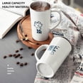 thumbnail image 2 of Naiovety Taza de bebida de acero inoxidable para el hogar, bebida de viaje, té de la leche, bebida, agua, café, taza con asa, reutilizable, lavable Teteras Gris Naiovety HA081642-01, 2 of 6