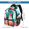 thumbnail image 2 of Alpaca Cute Printed Backpack with Adjustable Shoulder Strap, Large Capacity, Lightweight, 2 of 6