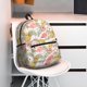 thumbnail image 5 of Easygdp Tropical Pink Flamingo Pineapple Mochila Casual para Portátil, Mochila para Escuela, Viajes, Negocios, 5 of 6