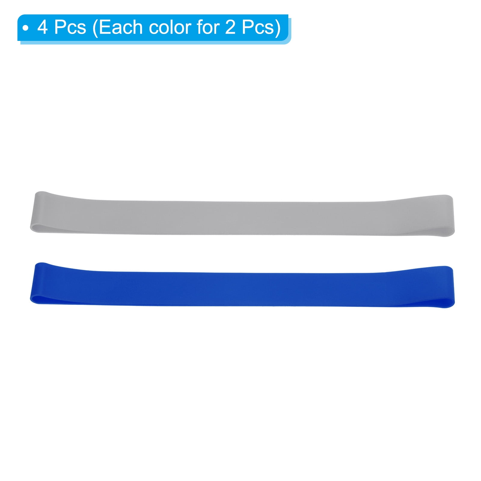 Unique Bargains Towel Band Windproof Holder Stretchable Beach Chair Towel Clips Straps Blue, Gray