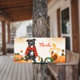thumbnail image 4 of Happy Thanksgiving Pitbull with Turkey Pumpkins Autumn Vibes Landscape Wood Sign Terrier Dog Lover Hanging Wall Home Decor - 12018, 4 of 5