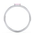 thumbnail image 3 of East-West Stackable Baguette Birthstone Ring - Pink Tourmaline (October), 3 of 5