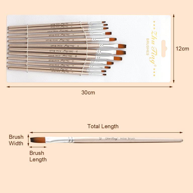 Chip Brushes - Size 1;X Qty: 36 - Hobby Silicone