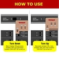 thumbnail image 6 of Generator Interlock Kit Compatible with Square D QO or Homeline 150 or 200 amp panels. 1 3/8 inches Spacing between main and generator breaker, Professional and Interlock Kit(SD-200A), 6 of 8