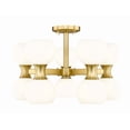 thumbnail image 4 of 494-10SF-MGLD-Z-Lite-Artemis - 10 Light Semi-Flush Mount In Mid-Century Modern Style-13.75 Inches Tall and 21 Inches Wide-Modern Gold Finish, 4 of 7