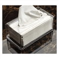 thumbnail image 4 of 4X Soporte para Caja de Pañuelos de Acrílico Transparente con Cubierta, Caja Dispensadora de Pañuelos Faciales para Encimera, Hoja Secadora de Plástico Transparente A, 4 of 5