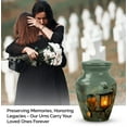 thumbnail image 4 of A Bird's Tranquil Vigil by the Lantern's Light - Classic Tiny Urn for Adult Human Ashes - Petite Memorial Keepsake for Elegance - Classic Urn - Memorial Gifts - 3 Inch, Set Of 4, 4 of 5