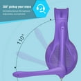 thumbnail image 4 of Anivia Gaming Headsets with Mic Noise Cancelling Headphone Computer Headset with Microphone Wired Headphones Adjustable Headband for PC/MAC--Purple（Ship from USA）, 4 of 6