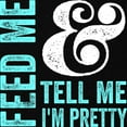 thumbnail image 2 of CafePress - Feed Me And Tell Me I'm Pretty Maternity T Shirt - Maternity Dark T-Shirt, 2 of 3