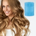 thumbnail image 2 of Unique Bargains 6pcs Convenient Heatless Voluminous Hair Rollers for Women 2.64"x1.73" Blue, 2 of 4