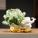 thumbnail image 4 of Estatua de una figura de porcelana, decoración del hogar, regalo, adorno de inauguración de la casa china, Ancho 13 cm, 4 of 7
