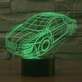 thumbnail image 4 of lionlar Race Car USB 3D LED 7 Colors Touch Switch Acrylic Crystal Table Light Lamp, 4 of 8