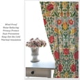 thumbnail image 5 of Floral Blackout Curtains, William Morris Watercolor Vintage Floral Curtains Patterned Curtains Retro Flower Art Boho Window Treatments for Living Room Bedroom Decor Drapes,42x54 Inch, 5 of 6