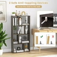 thumbnail image 4 of Laicejoy 48" Geometric Bookshelf, Open-back Bookcase w/ 8 Cubes, Home Free-standing Storage Shelf w/ 2 Anti-Toppling Devices, 4 of 7