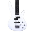 thumbnail image 5 of Ktaxon 34in Fretted 4-String Basswood Bass Guitar White, 5 of 8