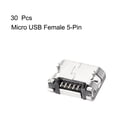 thumbnail image 2 of Conector USB Micro soldador hembra DIP de 5 pines Uxcell 30 unidades, 2 of 3