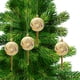 thumbnail image 1 of 4 adornos colgantes para de Navidad, adorno de de Navidad, decoración de dulces para sala de estar, cumpleaños, recuerdos de fiesta Oro S Hugo Colgante de árbol, 1 of 10