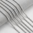 thumbnail image 6 of YOUNGYUE Silver plated Box Chain Necklace, Classic Minimalist Chain Jewelry, Unisex 16‑28 Inch, 6 of 6