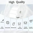 thumbnail image 2 of WWS-2x1 Inch Thermal Labels, White Thermal Printer Stickers, Waterproof Self-Adhesive Shipping Label Printer Sticker for Barcode, Name, Address, 300 Labels/Roll, 2 of 4