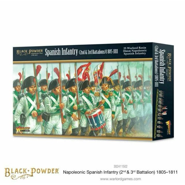 Black Powder - Spanish Infantry (2nd & 3rd Battalions) 1805-1811 New