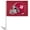 18 Times National Champions, variant on AGAS Alabama University Big Al White Car Flags - 7.5x10.5 inch Double-Layered Printed Wrap Knitted Polyester - 13" Flexible Plastic Pole for Attaching to Vehicle Window