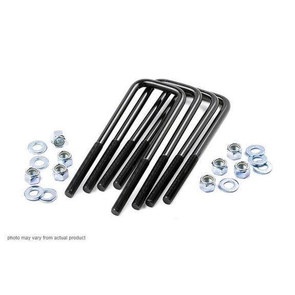 Rough Country 9/16" Square Suspension U-Bolts  | 9/16 x 2.5 x 8.5 - 7609