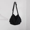thumbnail image 1 of Bolsa de lona Salvador Hobo Gran capacidad Negro para Mujeres y Hombres, 1 of 10