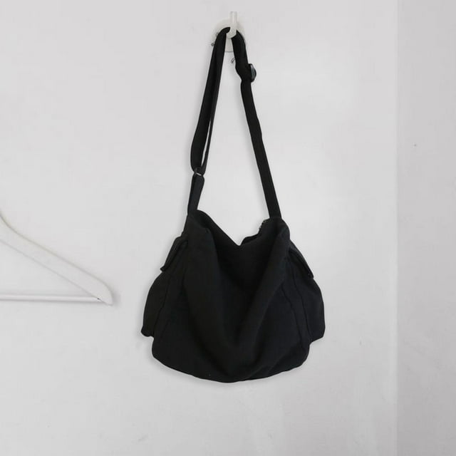 Bolsa de lona Salvador Hobo Gran capacidad Negro para Mujeres y Hombres