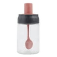 thumbnail image 1 of 280ml Seasoning Jar Leakproof Moisture-proof Glass Spice Bottle Container with Spoon Stick Brush for Home A Kitchen Tool, 1 of 6