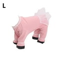 thumbnail image 3 of ibiyuan Dog Snowsuit with Attached Boots, 2026 New Pet Walking Legging Boots Waterproof Anti- Dog Snow Suit with Built in Boot Adjustable Suspenders for Outdoor Winter Snow Hiking,L, 3 of 7