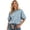 #1-Blue3, variant on Uobin Womens Oversized Short Sleeve Sweatshirts Crew Neck Puff Sleeve Tops Casual Basic Spring Summer Tops