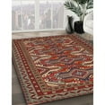 thumbnail image 3 of Ahgly Company Machine Washable Indoor Rectangle Traditional Dark Almond Brown Area Rugs, 4' x 6', 3 of 7