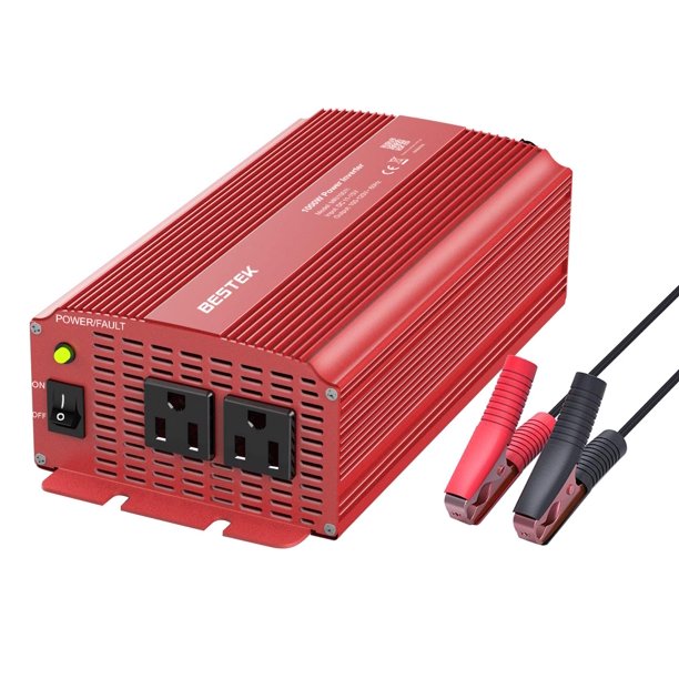 Bestek Power Inverter 1000w Dc 12v Peak Power 2400w 3 External Fuses Converter 1000w Dc To Ac Converter For Car Walmart Com Walmart Com