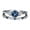 Blue, variant on Censtreet Women's Fashion Couple Jewelry Wedding Ring Band Promise Rings for Her, Sparkle CZ Ring
