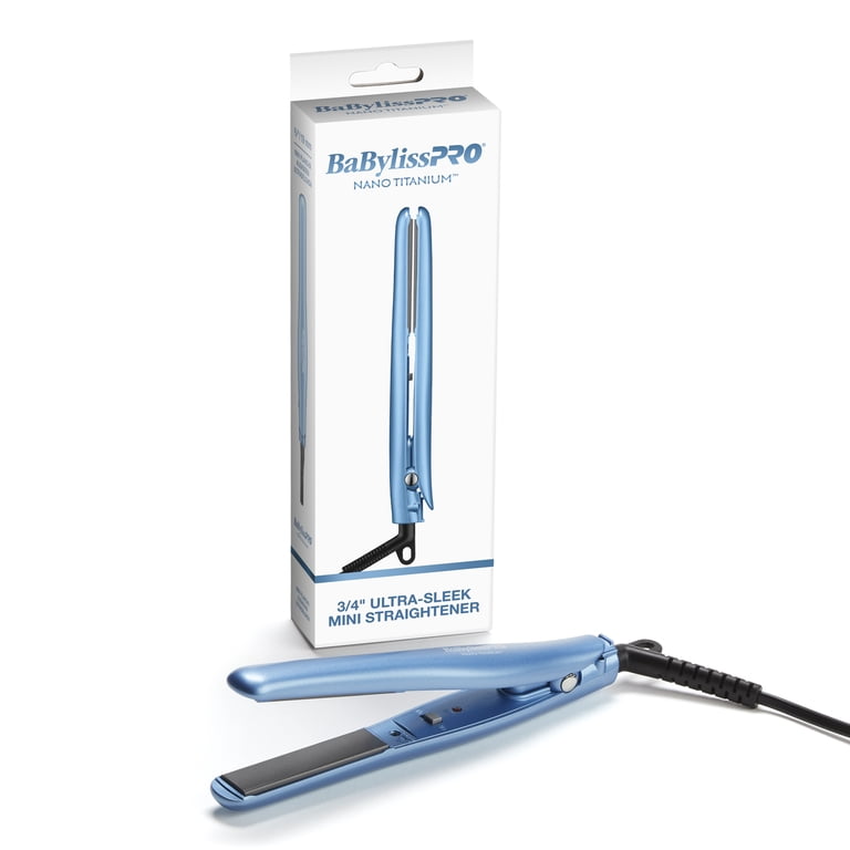 BaBylissPRO Nano Titanium 1-Inch Ultra-Sleek Straightener, Nano