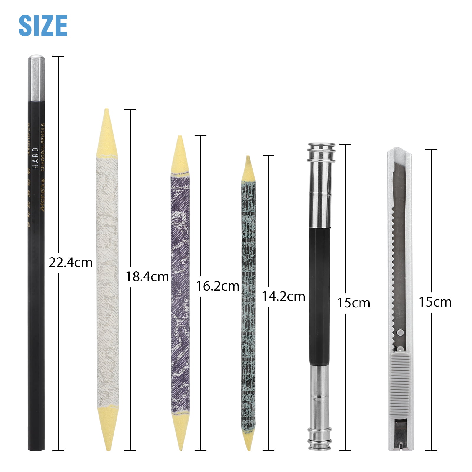 22pcs Sketch Pencil Set Professional Sketching Drawing Kit Wood Pencil for  Beginner,Kid,Teen,Adult,Artist