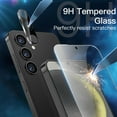 thumbnail image 6 of JETech 5 in 1 Matte Case for Samsung Galaxy S24 5G with 2-Pack Screen Protector and Camera Lens Protector, Translucent Back Protective Phone Cover, Tempered Glass Film (Black), 6 of 7