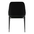 thumbnail image 4 of MOE'S Home SEDONA DINING CHAIR SHADOWED BLACK VELVET-M2, 4 of 6