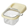thumbnail image 1 of Colador de fregadero, cesta recogedora de residuos de alimentos, agujero de alta densidad, grifo, esponja de almacenamiento Beige, 1 of 9