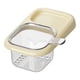 thumbnail image 1 of Colador de desagüe para fregadero de cocina, cesta de esquina con ventosa para recoger residuos con práctico inserto extraíble para una fácil limpieza Beige, 1 of 8