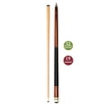 thumbnail image 2 of ASKA 52" Short Pool Cue Stick - Brown, 19 oz Canadian Maple, 13mm Leather Tip, Nylon Wrap for Tight Spaces, 2 of 6
