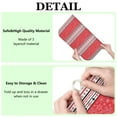 thumbnail image 6 of Red Christmas Striped Pattern Dish Drying Mat for Kitchen 1 Pack, Ultra Absorbent Microfiber Dishes Drainer Mats,16x18in(41x46cm), 6 of 6