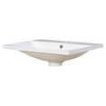 thumbnail image 3 of 24" Single Bathroom Basin Sink, Vanity Top Only, 3-Faucet Holes, Resin, 3 of 9