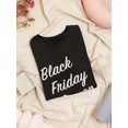 thumbnail image 3 of Shopping Day Queen Women Black T-Shirt, Female Small, 3 of 4