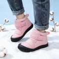 thumbnail image 2 of NOLDARES Boys Girls Snow Boots Winter Waterproof Resistant Cold Weather Outdoor Shoes (Toddler/Little Kid),Y134-Pink, 2 of 7