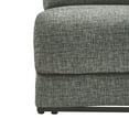 thumbnail image 4 of Benjara Armless Chair with Motion Feature, Pewter Gray, 4 of 7